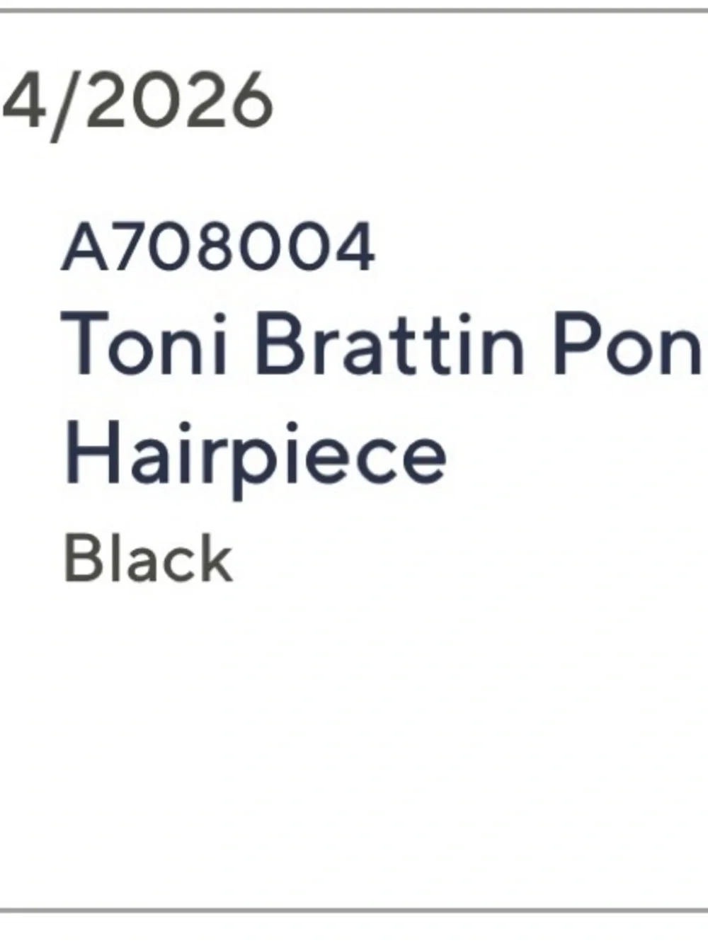 Hair piece